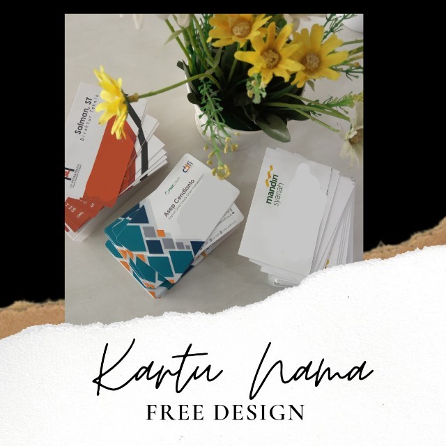 

KARTU NAMA CUSTOM MURAH DUA SISI