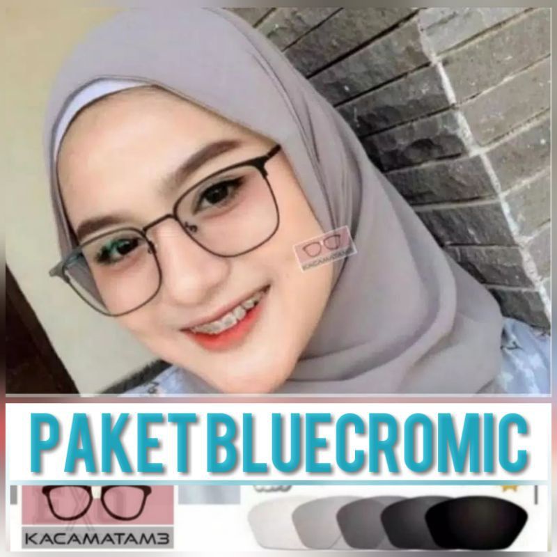 kacamata lensa bluecromic atau photocromic blueray bisa normal minus plus cilinder tergantung permintaan sampai minus 5 cyl 2 harga masih sama tulis saja pesanan kaka di catatan saat order free box lap cairan pembersih kode 1157 size 47-20-136