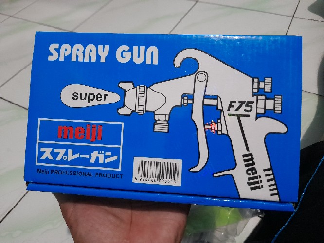 Meiji Pc 4 F75 Spray Gun Semprotan Angin Cat Meiji Tabung Atas Pc4 F75