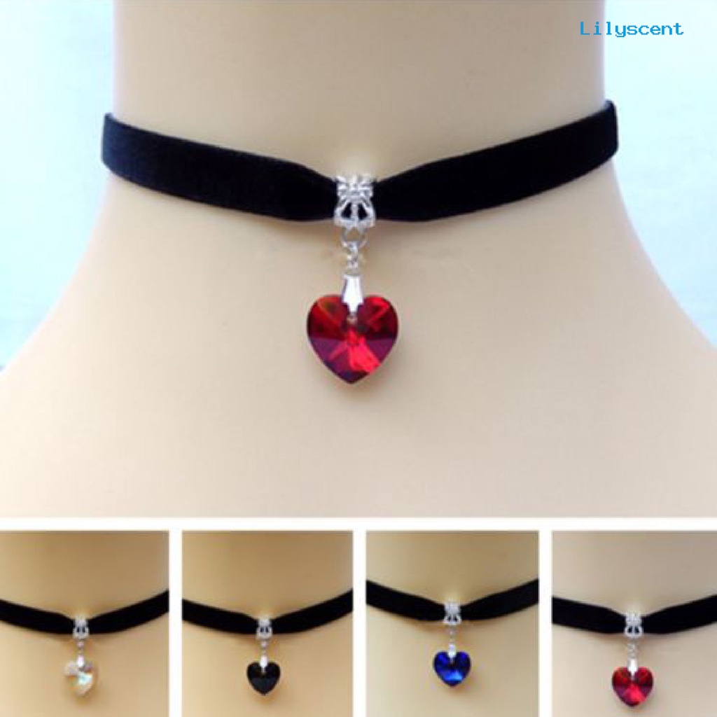 Kalung Choker Adjustable Bahan Kulit Imitasi Gaya Vintage Gothic Untuk Wanita