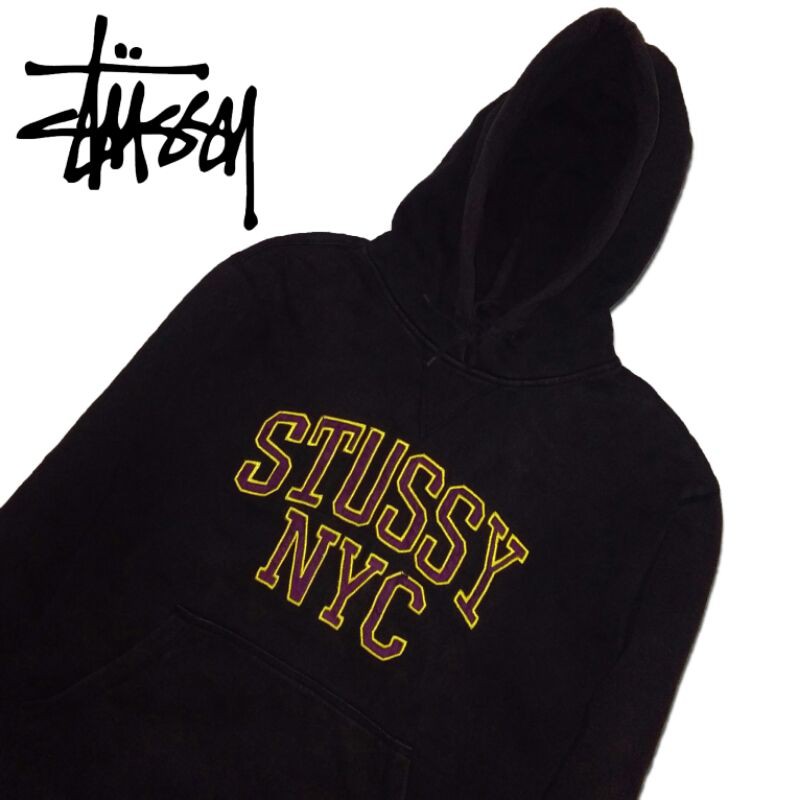 Jaket Hoodie Vintage Stussy NYC Second Bekas Preloved Murah