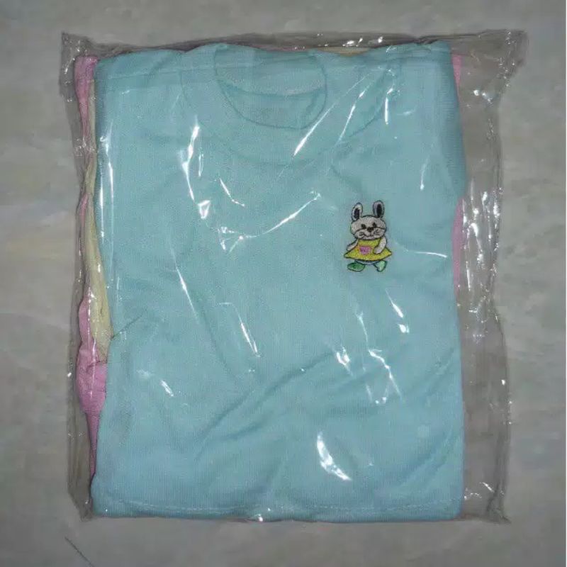 6 Pcs Kaos Sporot Oblong Gondil Bayi Lengan Pendek