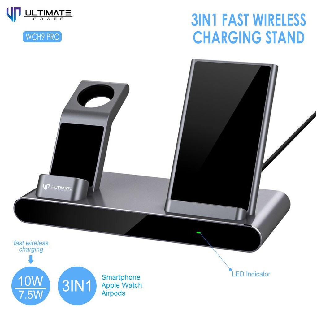 Wireless Charger Stand Ultimate 3in1 Fast   original