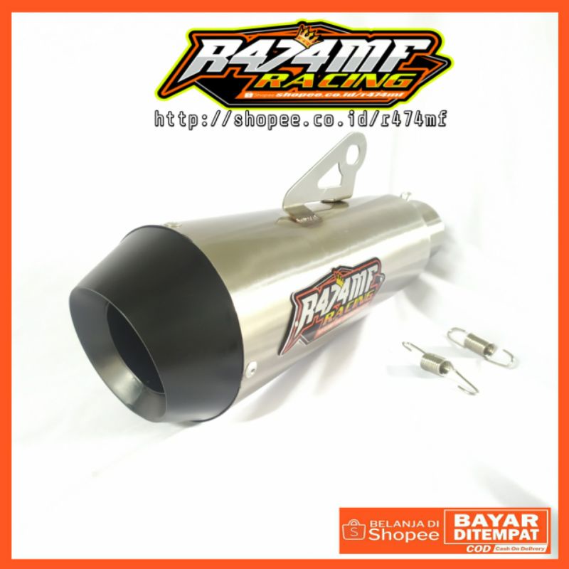 Knalpot Racing R474MF Inlet 50/51 Bukan Daytona