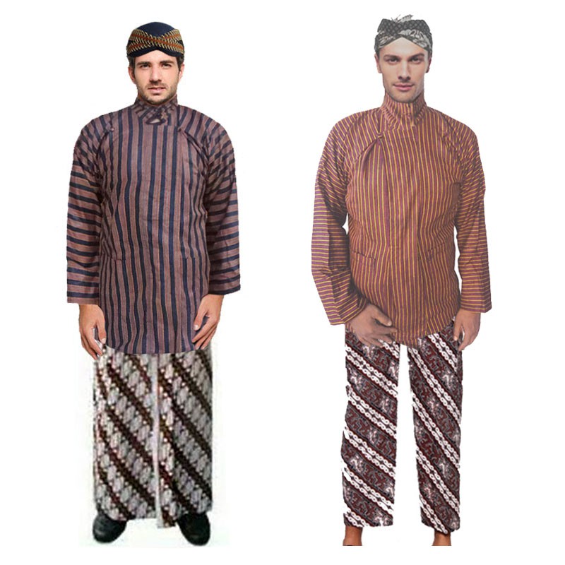 Jual SURJAN LURIK Baju Tradisional Jawa Kualitas Bagus Tersedia Ukuran