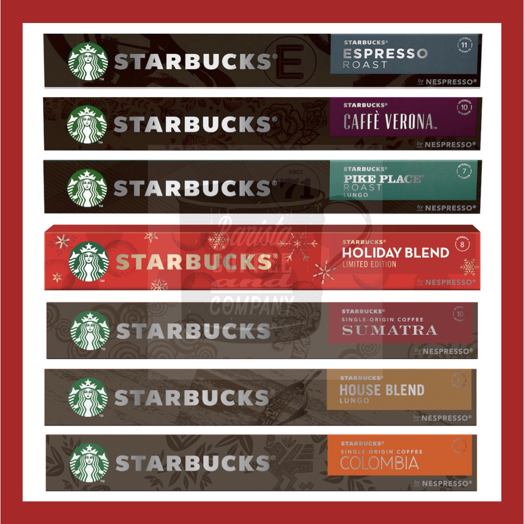 

STARBUCKS NESPRESSO Coffee Capsules Kapsul Kopi