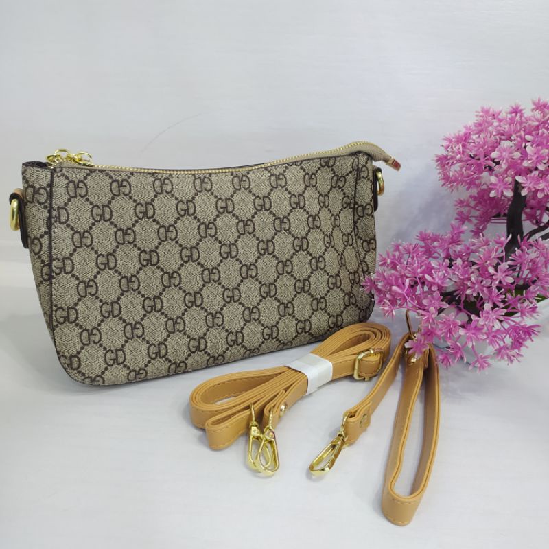 Tas Bahu Wanita Coach Sling Bag Shoulder Bag Kanvas Tas Messenger Selempang Import Fashion Branded