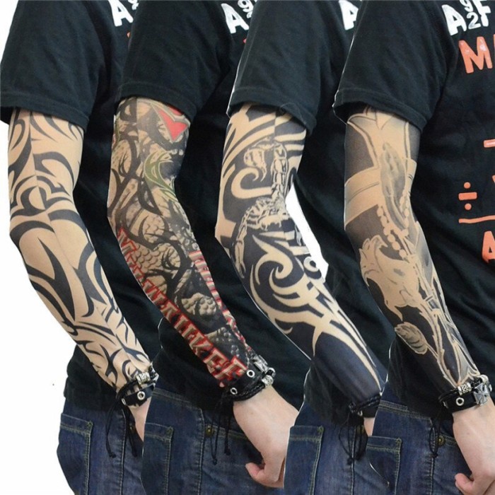 Menset Pelindung Lengan Motif Tatoo Arm sleeve Manset