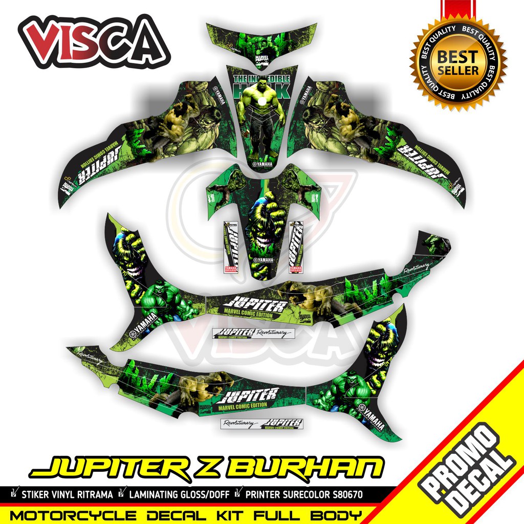 Decal Jupiter Z Burhan Full Body Stiker Jupiter Z Burhan Full Body Striping Jupiter Z Burhan Variasi