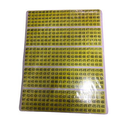 

ghg Sticker Angka Warna / Stiker Numbering 1-
