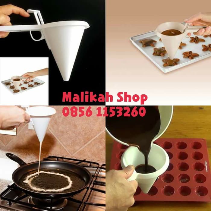 Corong Adonan / Corong Coklat / Alat Penuang Adonan