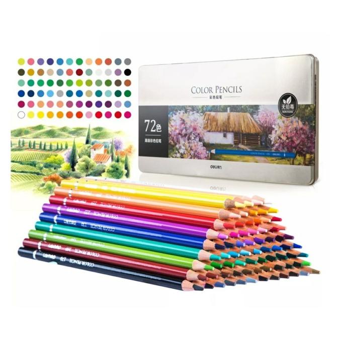 

Deli Oil Color Pencils 48/72 set