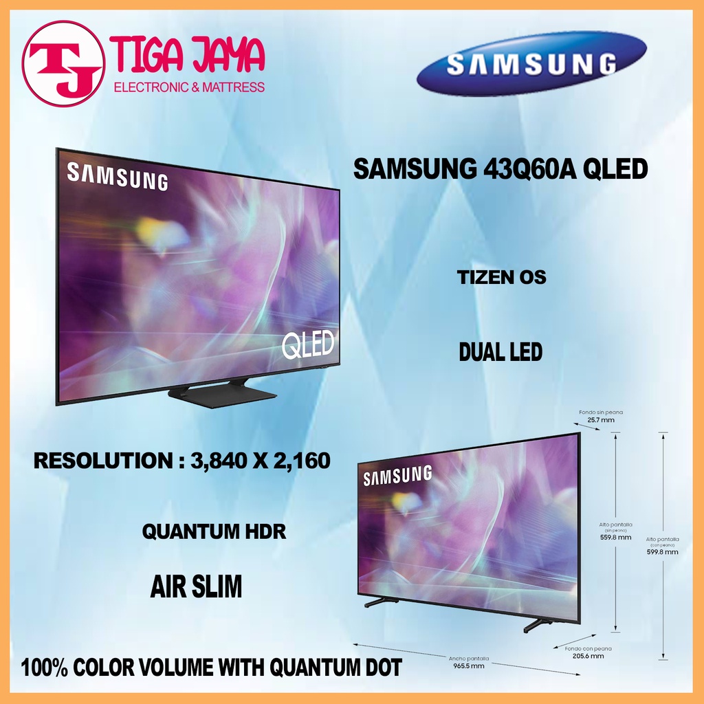 SAMSUNG 43Q60A TV SAMSUNG 43 INCH TV 43 INCH SAMSUNG