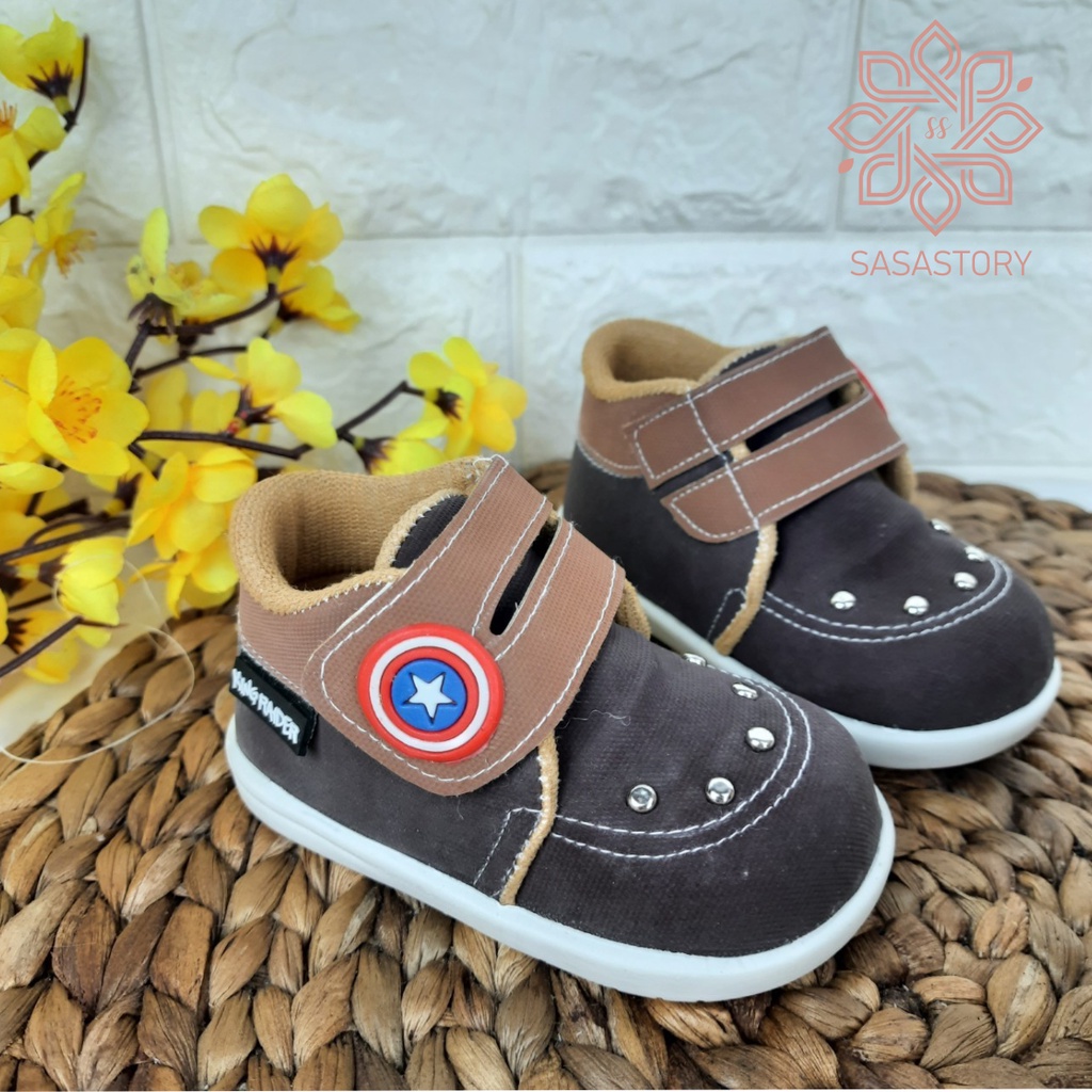 [TAMAN SEPATUKU] SEPATU TRENDY MURAH SNEAKER LUCU ANAK BUNYI USIA 1 2 TAHUN FAX02