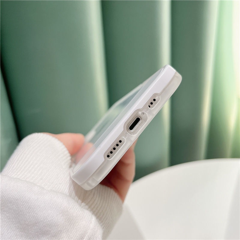 Case Transparan Dengan Holder Untuk iphone 12 13 11 Pro Max X Xs Max Xr