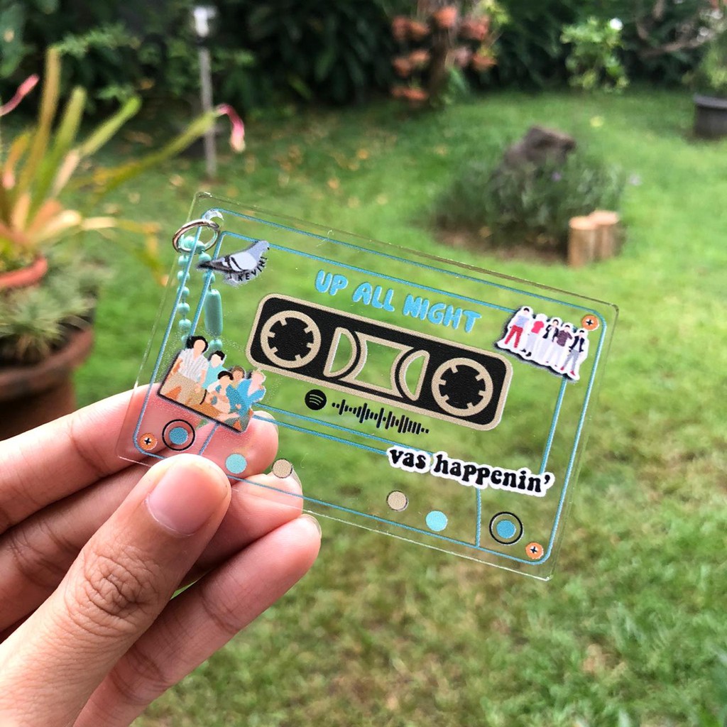 Up All Night 1D Tape Keychain