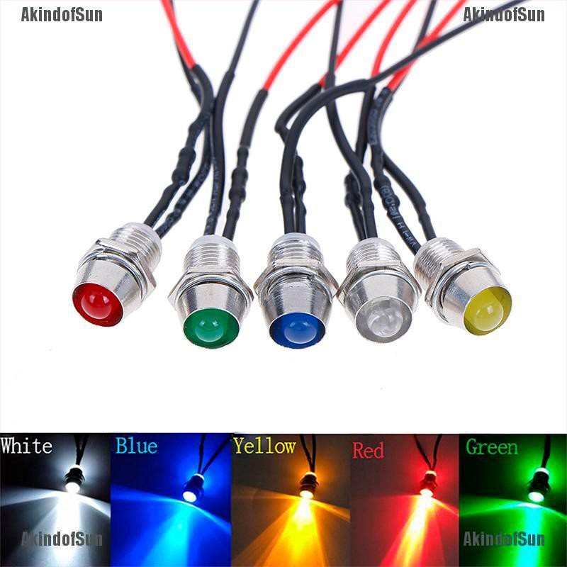 Akin Lampu Indikator Logam LED 0 31 12V Warna Merah Akin Lampu Indikator Logam LED 0 31 12V Warna Merah