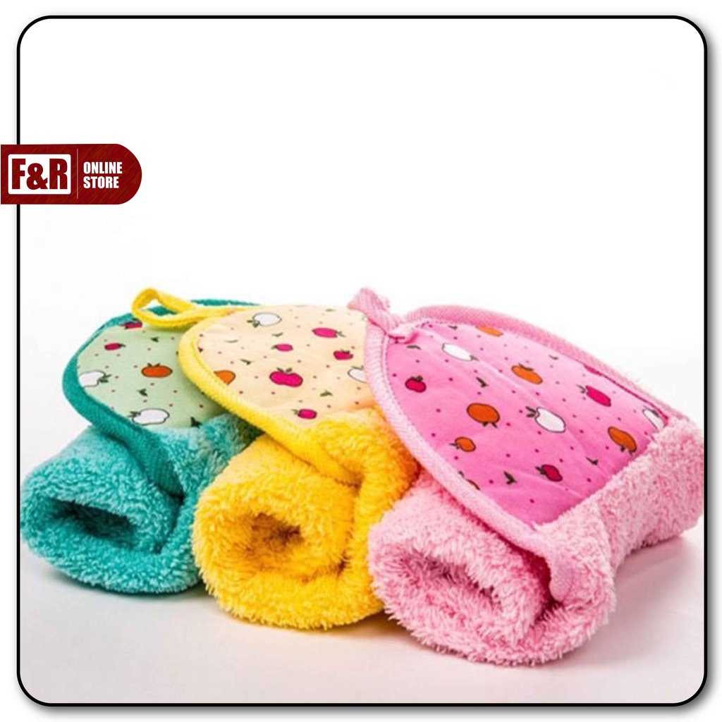 Lap Tangan Handuk Lembut Gantung Kain Lap Tangan Serbet Tangan Serbet Gantung Hand Towel Microfiber