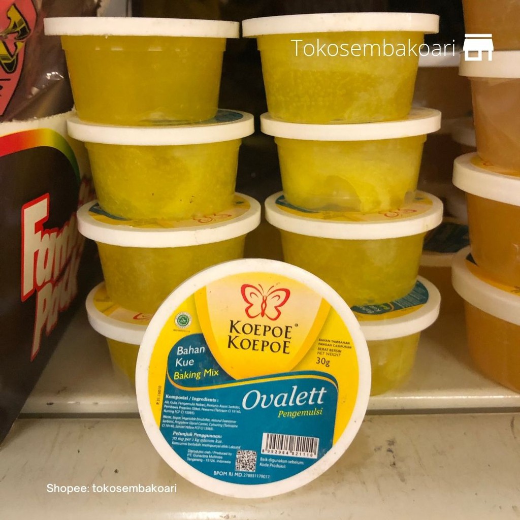 

Koepoe Bahan Kue Ovalett 30 g | Pengemulsi Kue