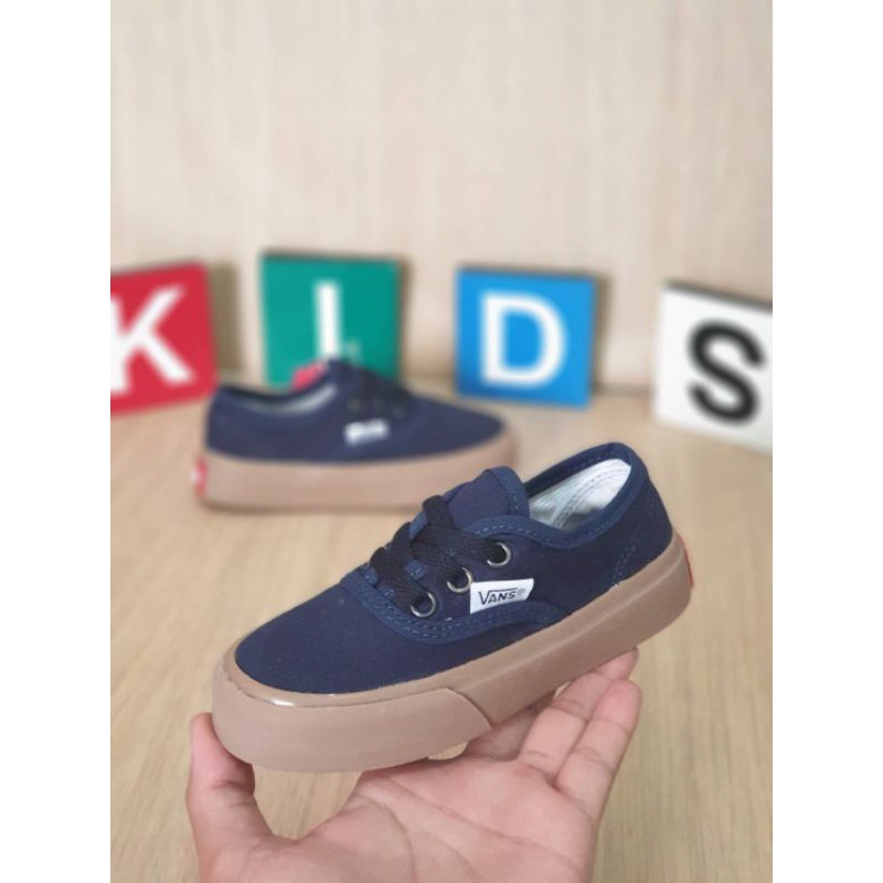 SEPATU ANAK VANS AUTHENTIC NAVY PREMIUM HIGH QUALITY SEPATU CASUAL ANAK