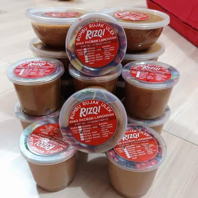 

Bumbu Rujak Paciran Bumbu Rujak Ulek RIZQI Khas Lamongan