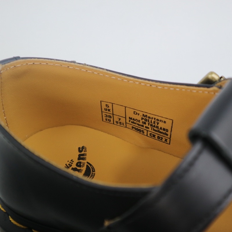 dr martens polley black smooth original