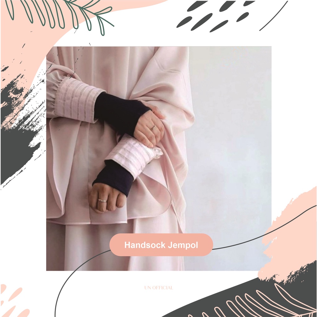 Handsock jempol / Manset jempol polos / Handsock Wanita