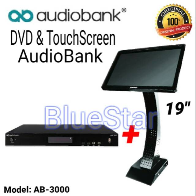 DVD Player Karaoke Audiobank AB 3000 - TouchScreen Audiobank TC-100