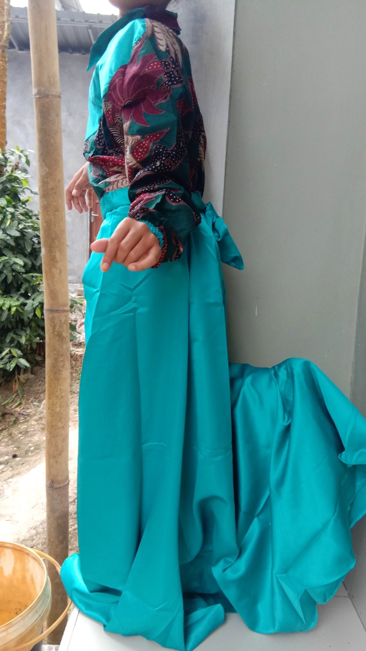 Couple Batik Gamis Pesta/couple Batik Modern