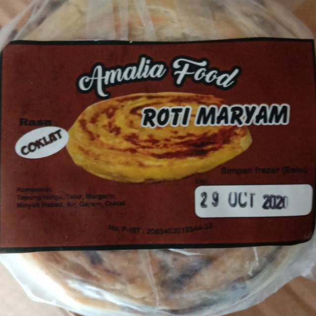 

Roti maryam rasa coklat dan keju