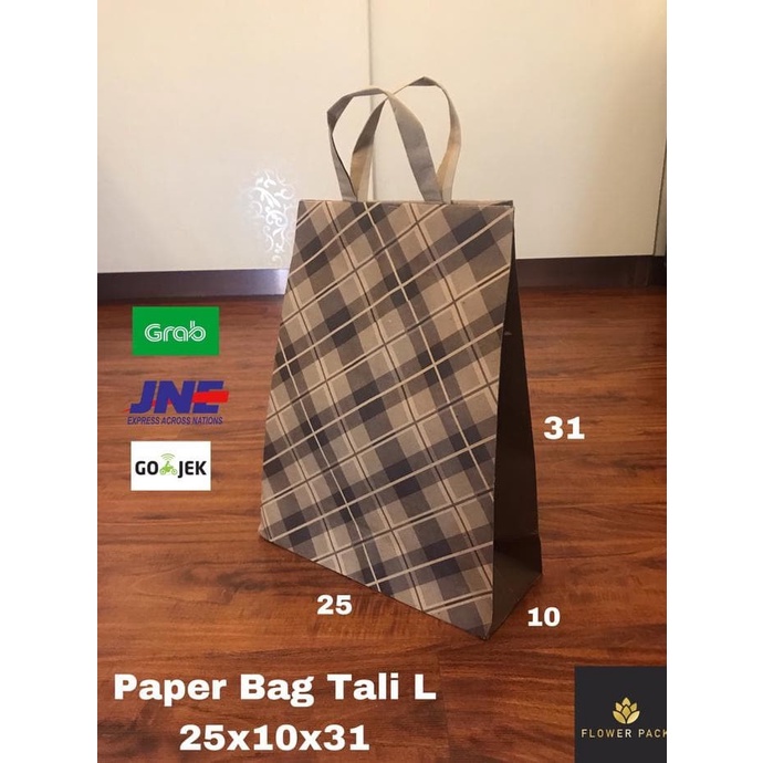 

(TERLARIS) Terlaris Paperbag Tali 25X10X31 Tas Kertas Tas Belanja Goodie Bag