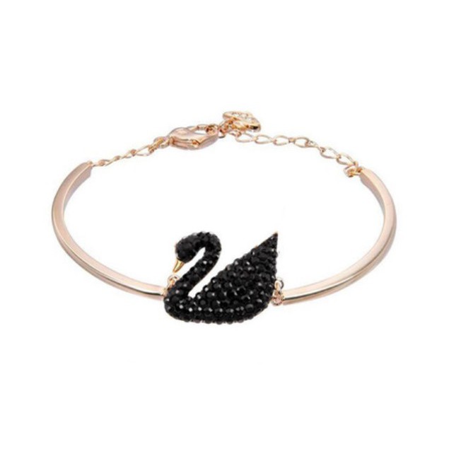 Gelang Tangan Wanita SWAN Korea Eropa Fashion Women Bangle Bracelet Berlian Diamond Swarovski