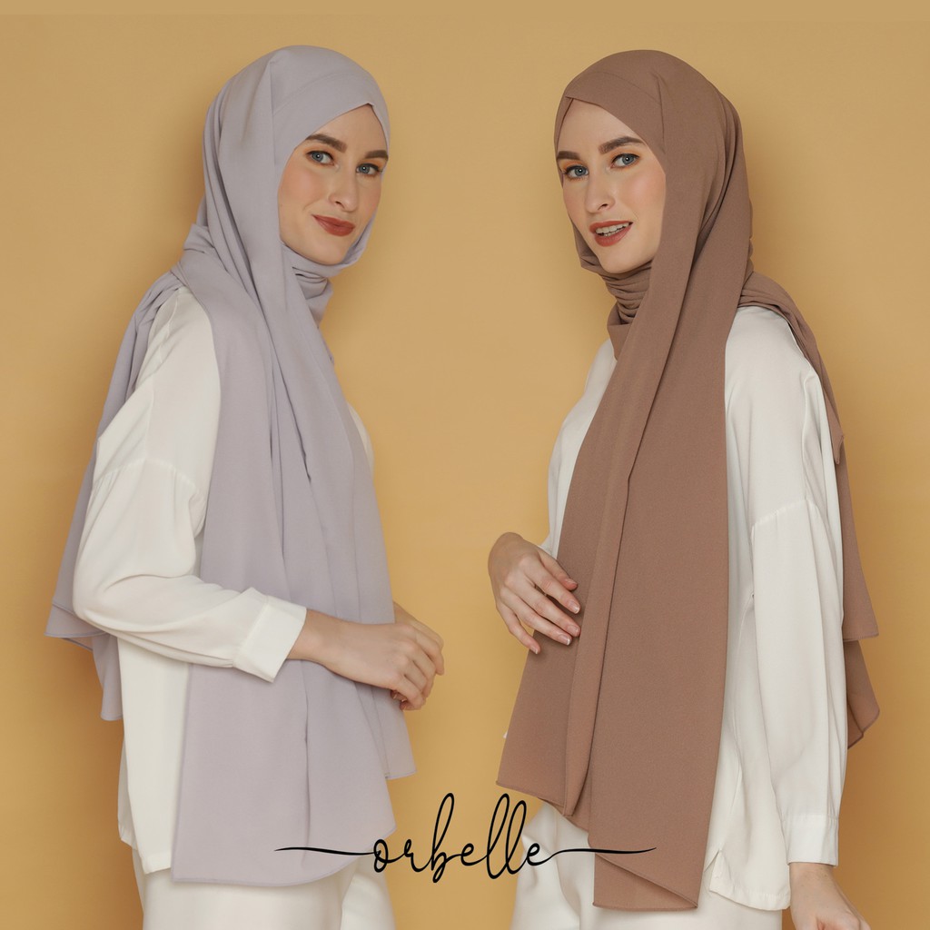 PASHMINA MALAY DIAMOND SEMI INSTANT • FRENCH TALI MELAYU