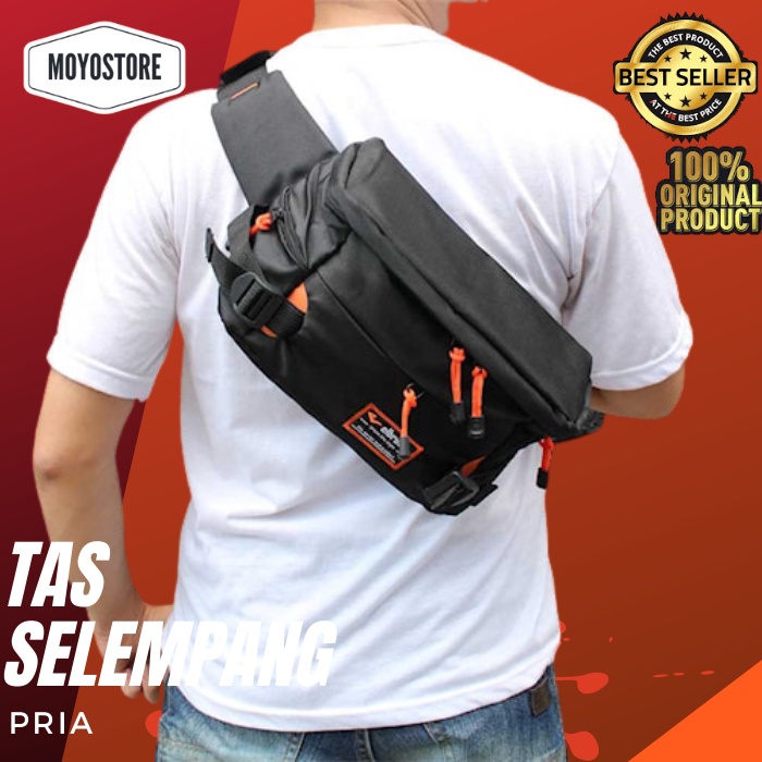 Tas Waist Bag Pria 521 - Tas Sling Bag Pria Tas Selempang Pria Tas Pinggang Pria Tas Multifungsi Tas