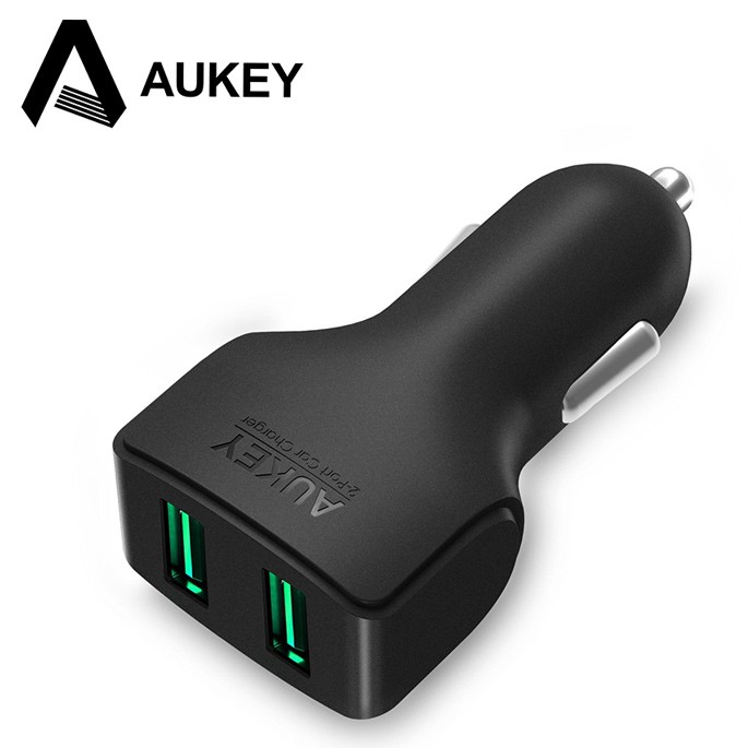 Car Charger Aukey CC-S3 Aukey Car Charger 24W Dual Port