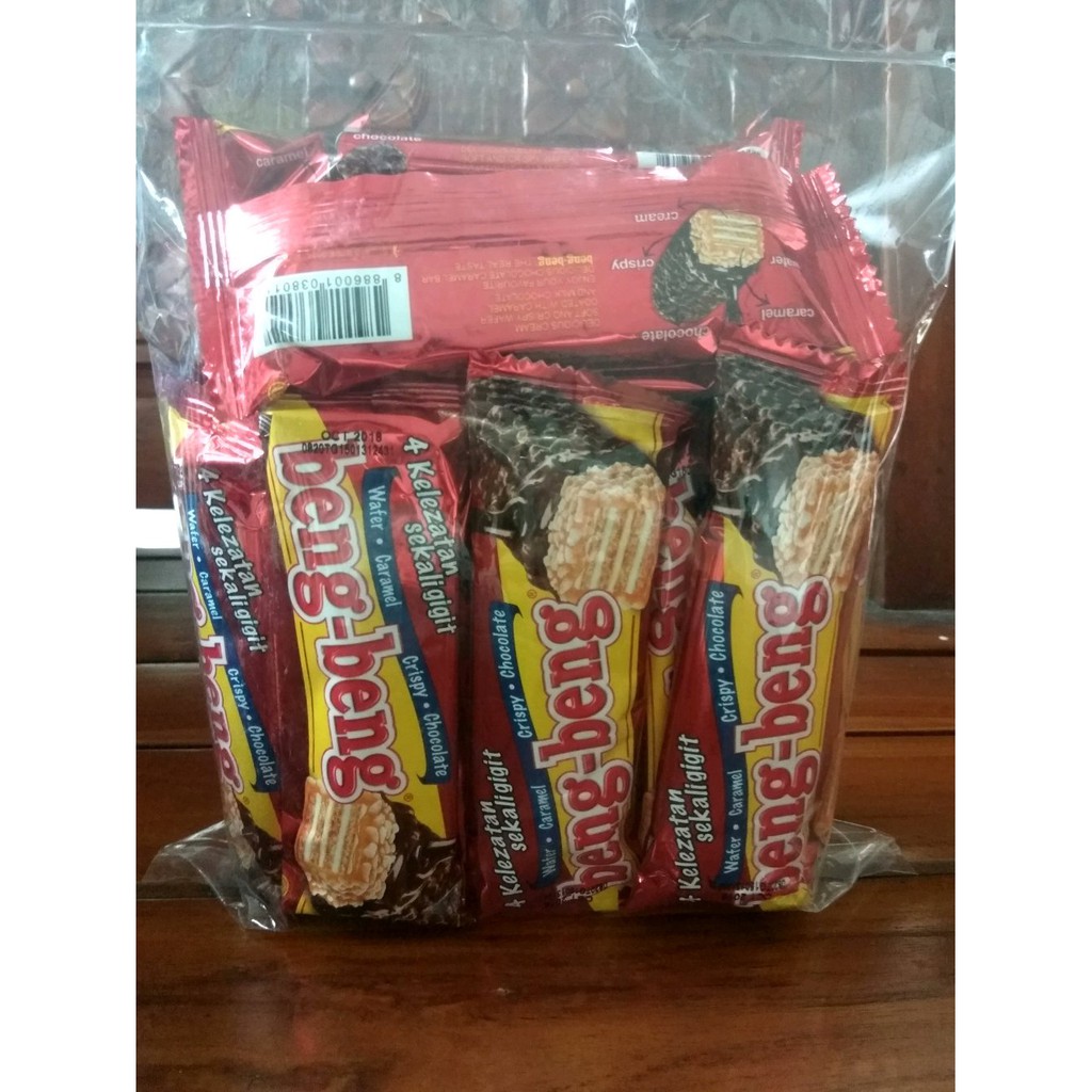 Beng beng Chocolate Wafer Caramel 250 gr | Shopee Indonesia