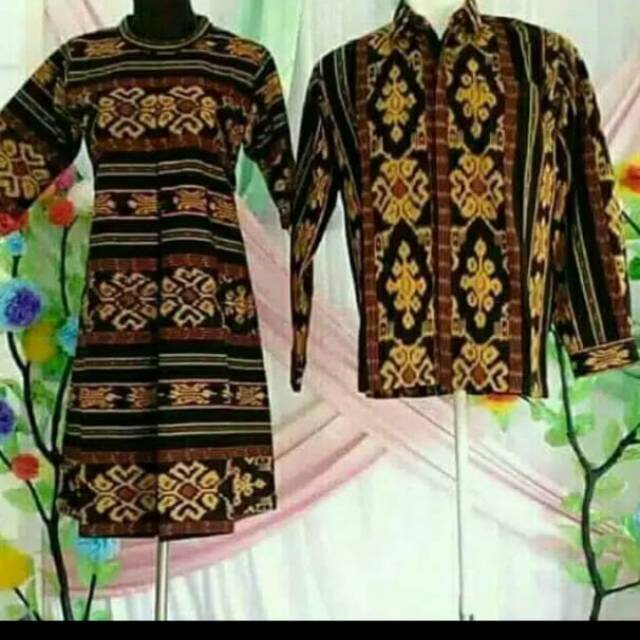 Cople baju tenun halusan