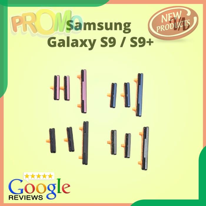 SPAREPART HP TOMBOL POWER ON OFF VOLUME BIXBY SAMSUNG GALAXY S9 S9+ TERLENGKAP