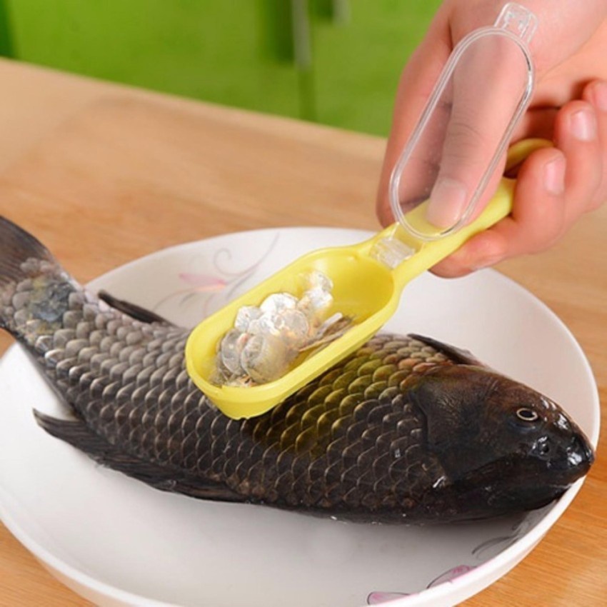 [ASS] pisau pembersih sisik ikan serbaguna plastik