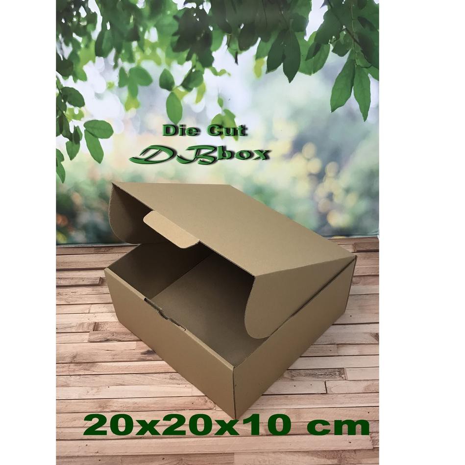 

MEN SALE ( 5 Pcs ) Kardus Uk. 20x20x10 cm....Die Cut kotak Kue tart -aksesoris-dll model box pizza