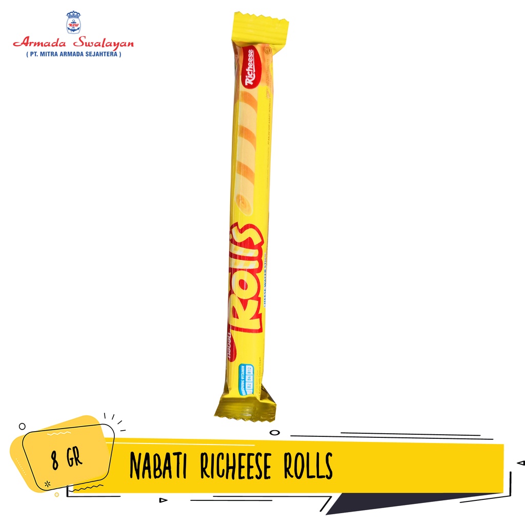 

Nabati Richeese Rolls 8g