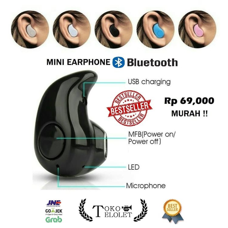 Earphone - Earphone Bluetooth - Audio Earphone Bluetooth Produk Terbaik