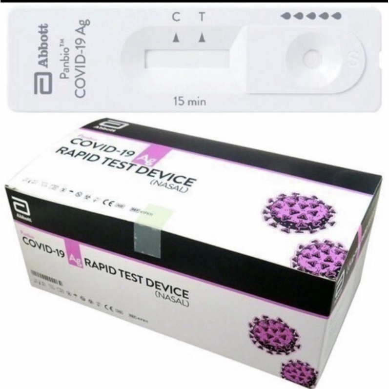 10pc paket SALE TERMURAH ORIGINAL ABBOTT NASAL 2cm bukan naso german panbio ag mandiri usa resmi