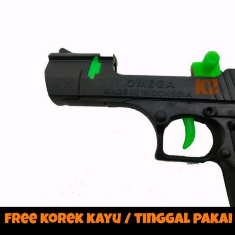 Mainan Pistol Pentol Korek kayu  doorrr..! azzuri gk 98 imp grosir eceran