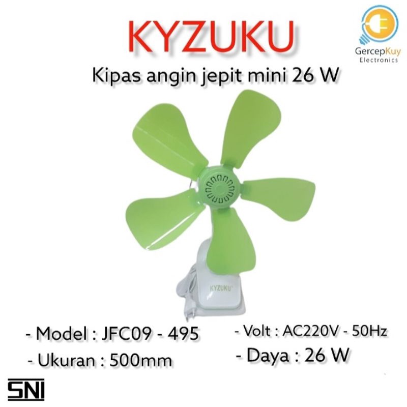 Kipas angin jepit mini 26w / fan mini jepit 26w