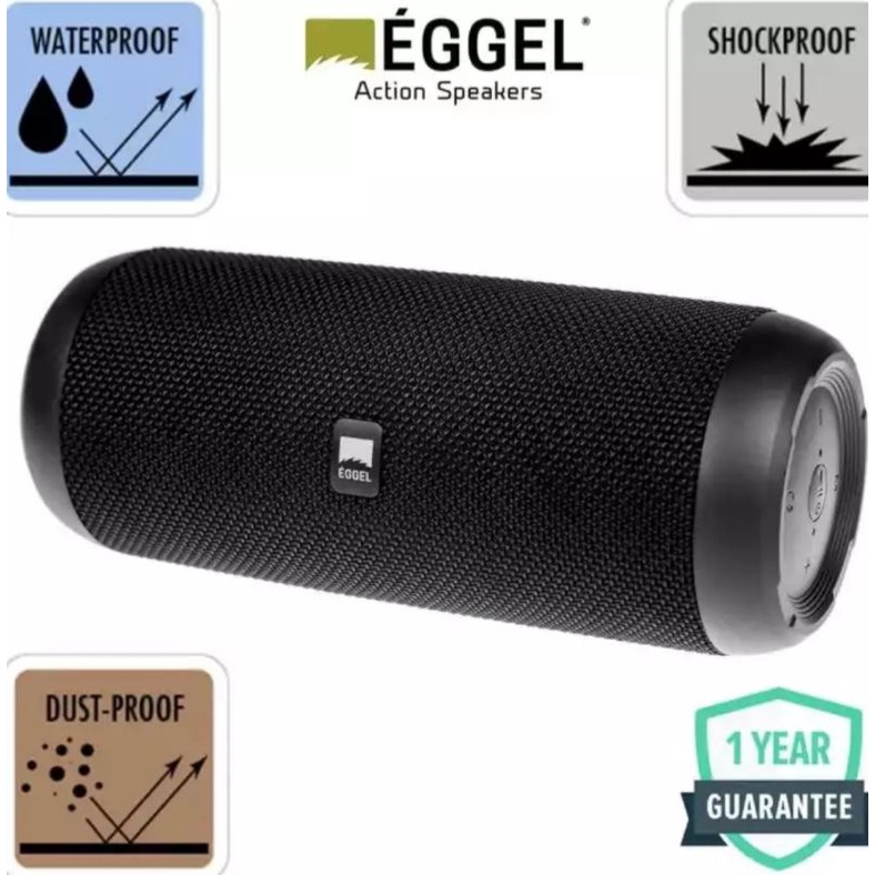 Eggel Elite 3 Waterproof Portable Bluetooth Speaker