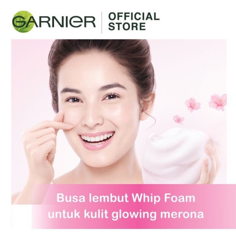 Garnier Sakura White Pinkish Glow Foam/Sabun Wajah