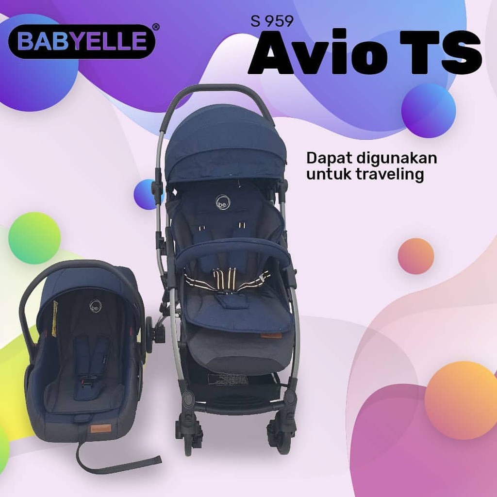 stroller babyelle avio rs travel system kereta dorong bayi plus carseat