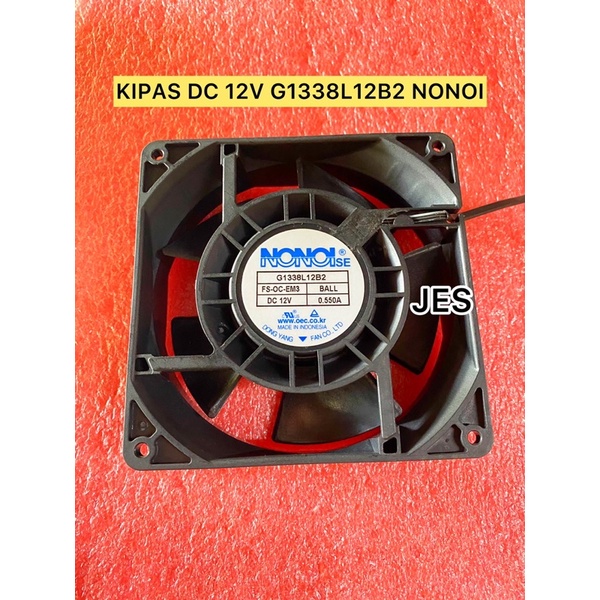 KIPAS / FAN DC 12V G1338L12B2 NONOI KABEL 3