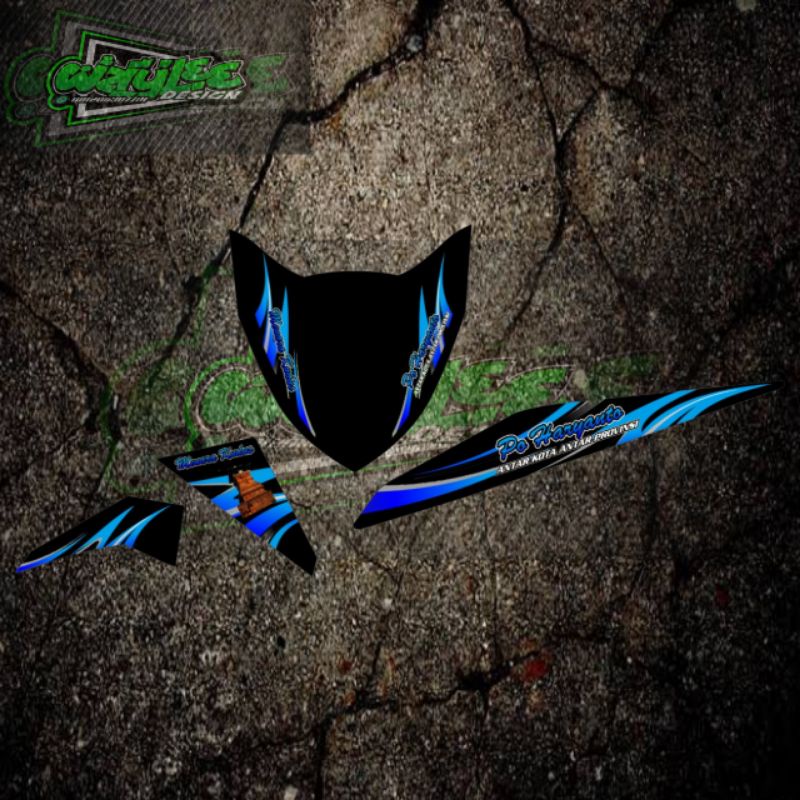 Striping transparan Beat FI PO HARYANTO menara kudus